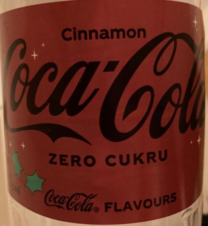 Fotografie - Coca-Cola Zero skořice