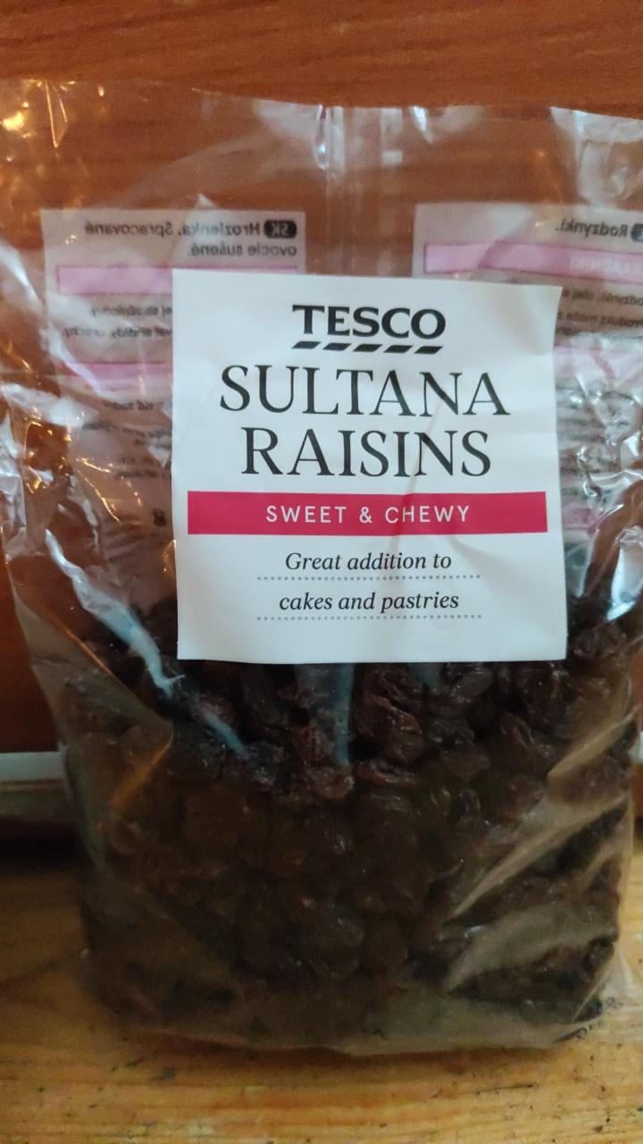 Fotografie - Sultana Raisins Tesco hrozienka sušené