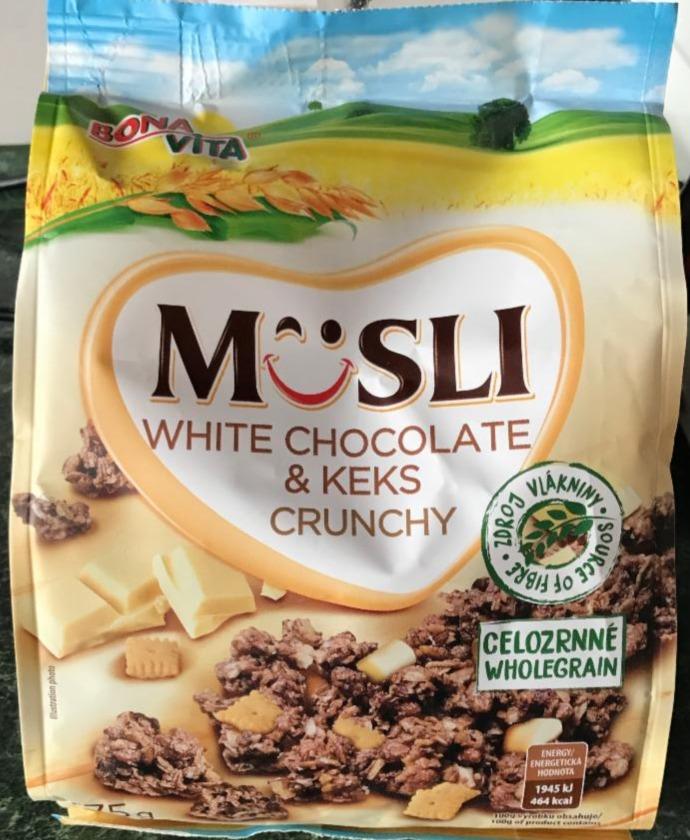 Fotografie - Müsli White Chocolate & Keks Crunchy BonaVita