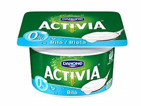 Fotografie - Activia biela 0% tuku Danone