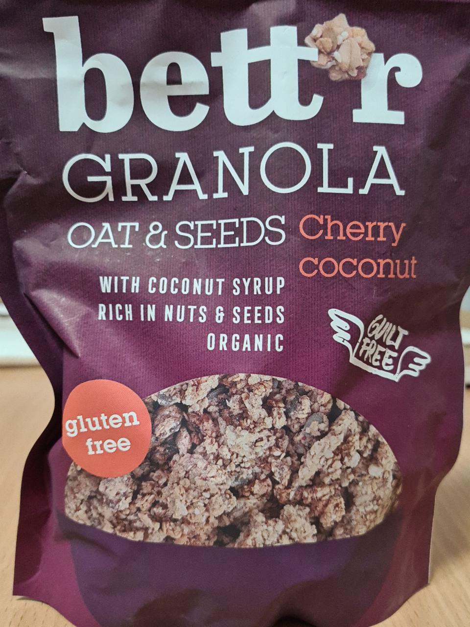 Fotografie - Granola Oat & Seeds Cherry Coconut Bett'r