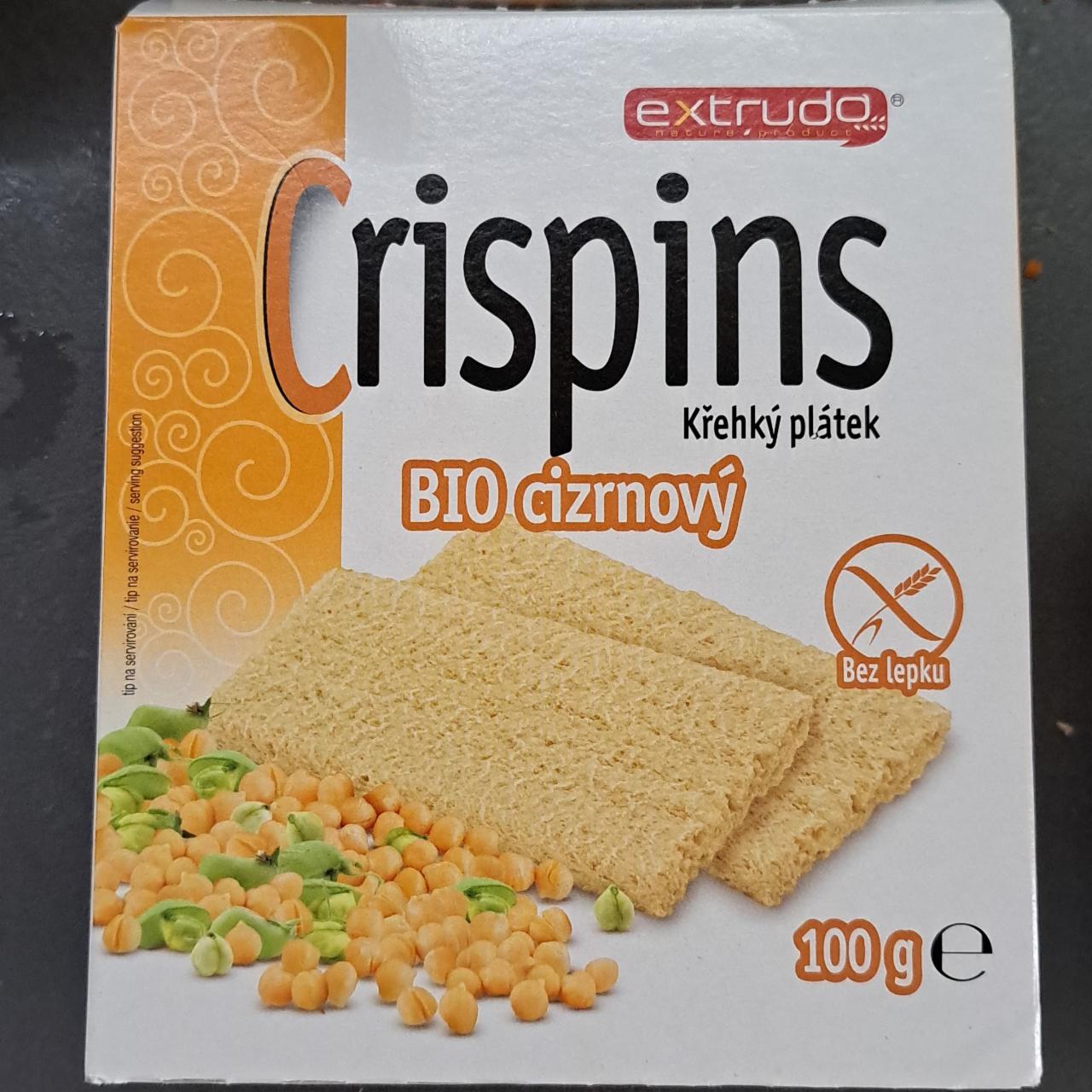 Fotografie - Crispins bio křehký plátek cizrnový Extrudo