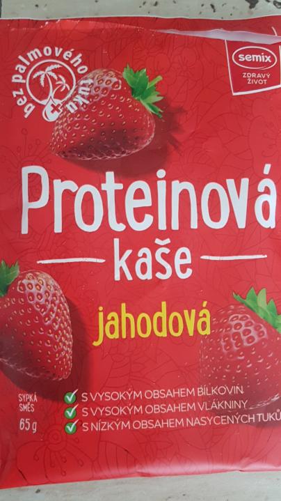 Fotografie - Proteinova kaša jahodová Semix