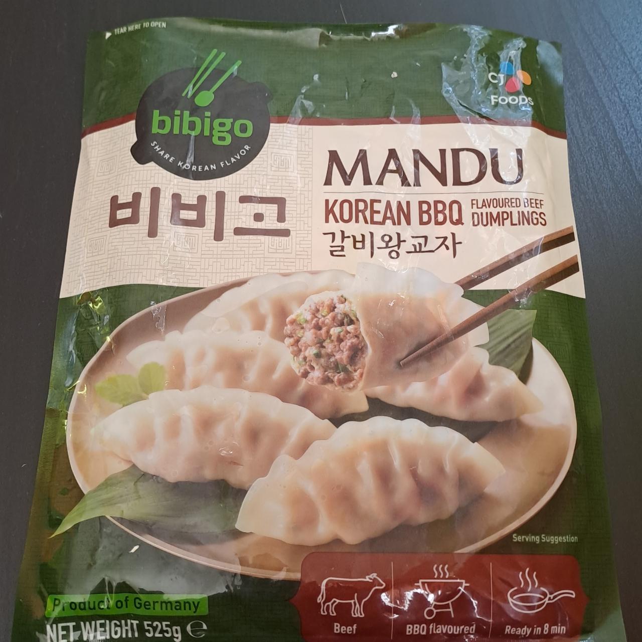 Fotografie - Mandu Korean BBQ Dumplings flavoured beef Bibigo