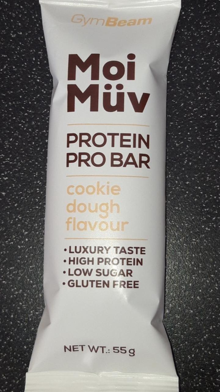 Fotografie - Moi Müv Protein Pro Bar Cookie dough flavour GymBeam