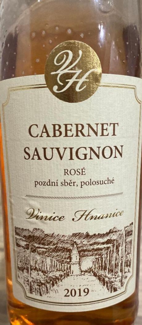 Fotografie - Vinice Hnanice Cabernet Sauvignon Rosé 2019 polosuché