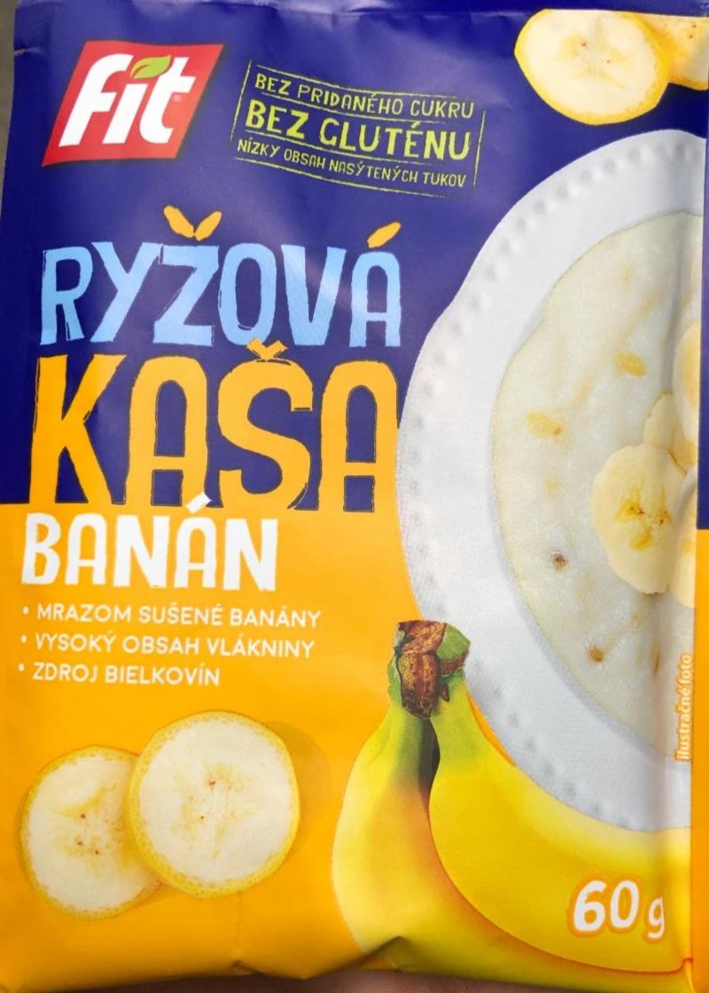 Fotografie - Fit ryzova kasa banan