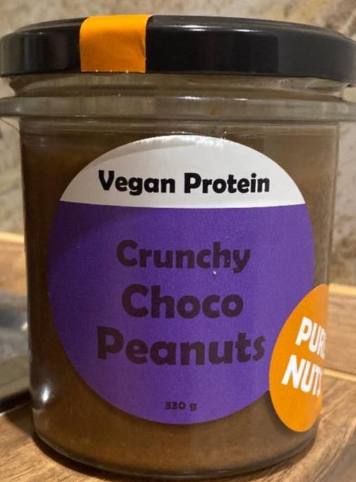 Fotografie - Crunchy Choco Peanuts Vegan Protein Pure Nuts