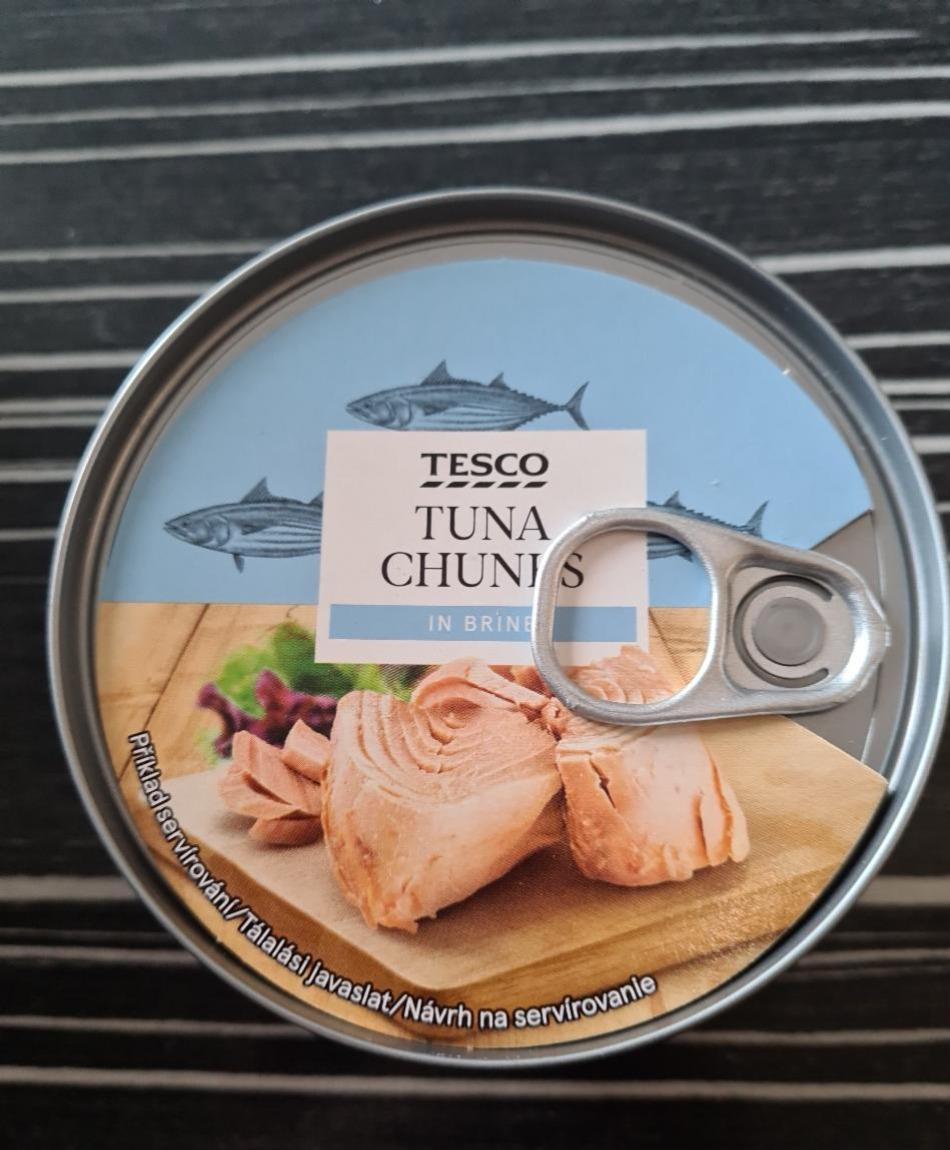 Fotografie - Tuna Chunks in brine Tesco