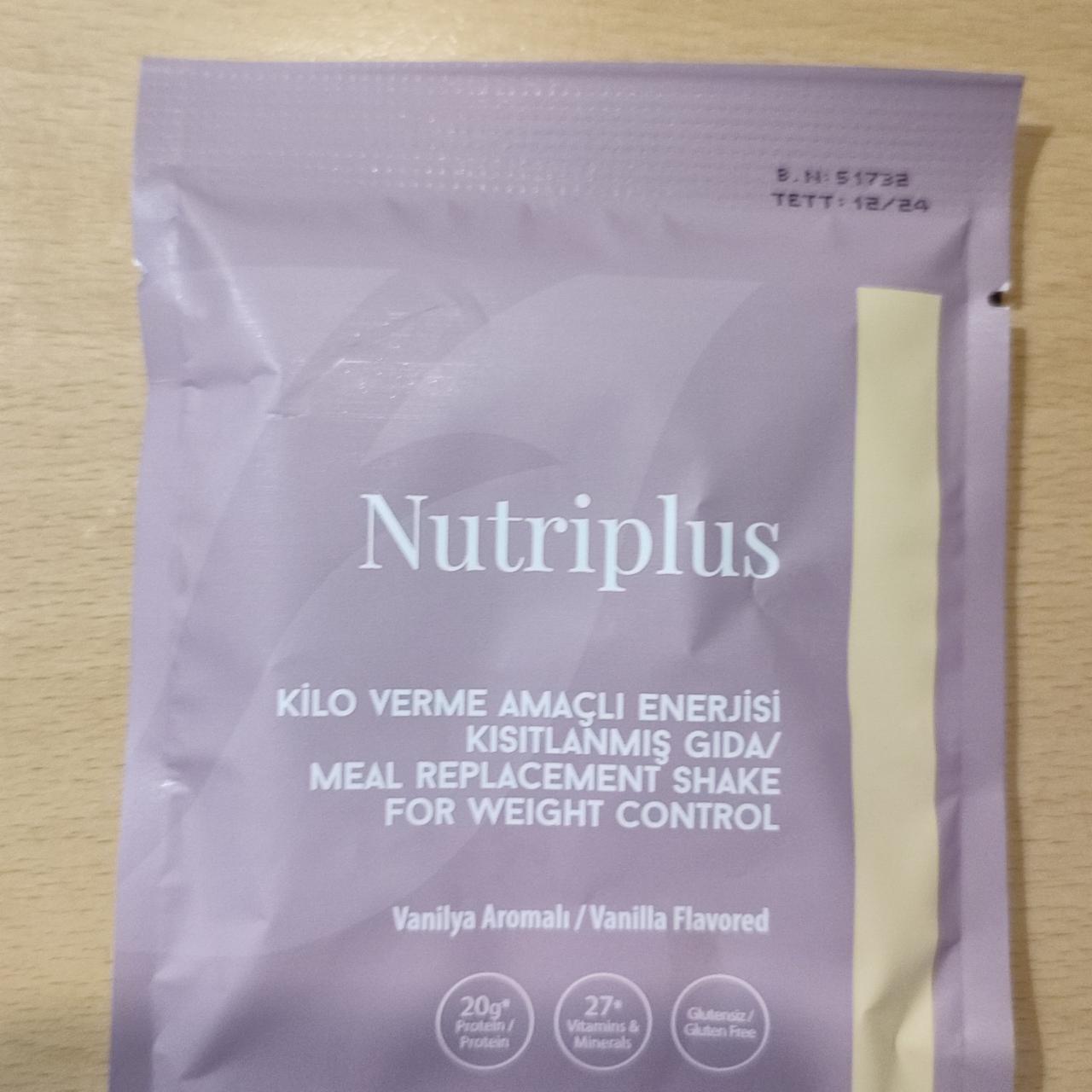 Fotografie - Nutriplus Vanilla Flavored