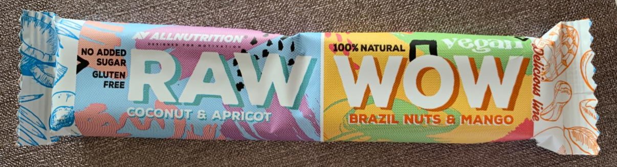 Fotografie - Allnutrition Raw Wow fruit bar 