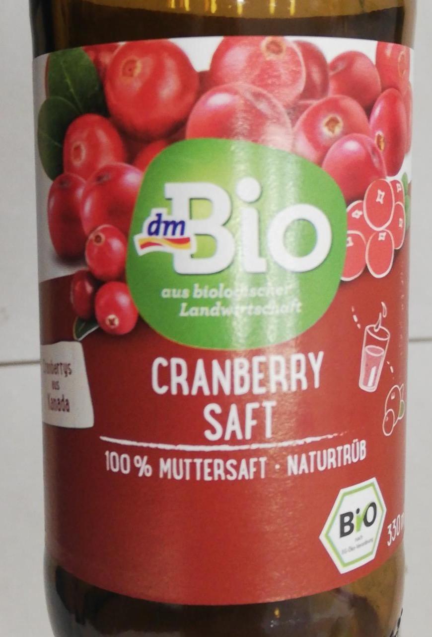 Fotografie - Cranberry Saft dmBio