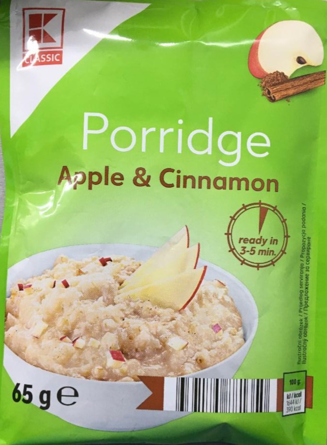Fotografie - Porridge Apple & Cinnamon K-Classic