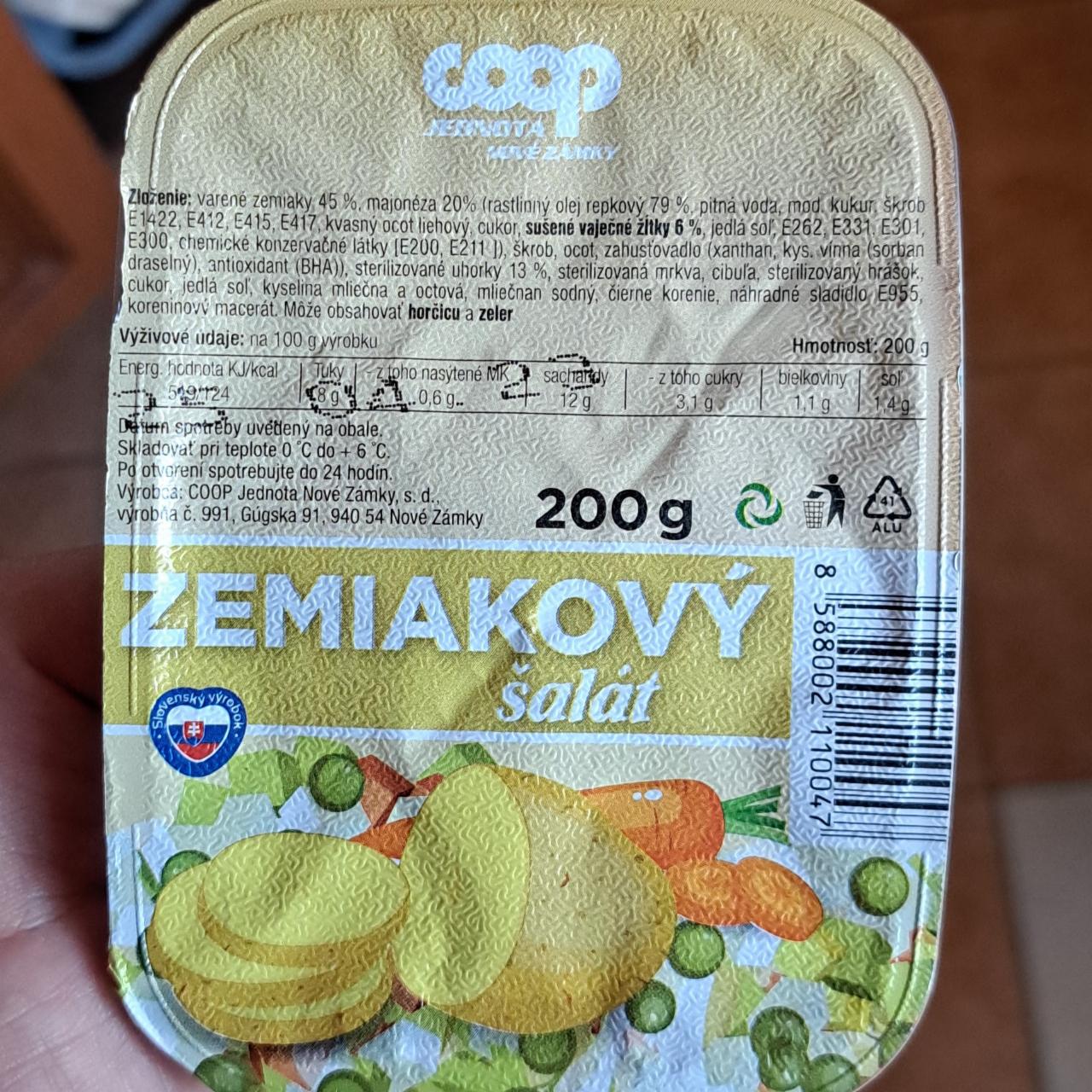 Fotografie - Zemiakový šalát Coop Jednota Nové Zámky