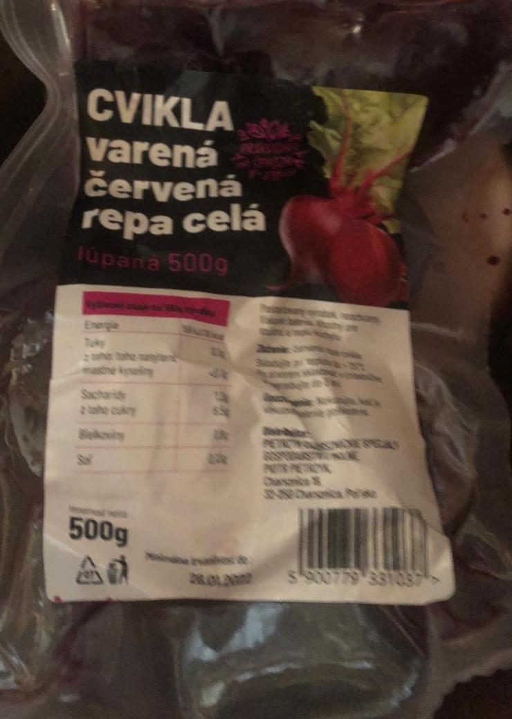 Fotografie - CVIKLA varená červená řepa celá