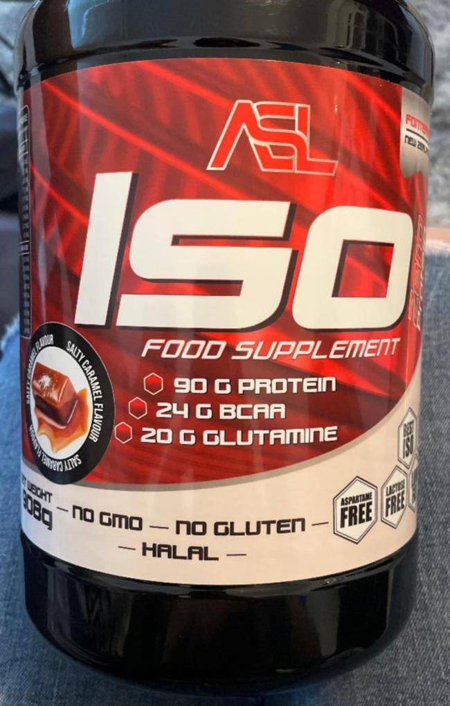 Fotografie - Iso protein Salty Caramel Flavour ASL
