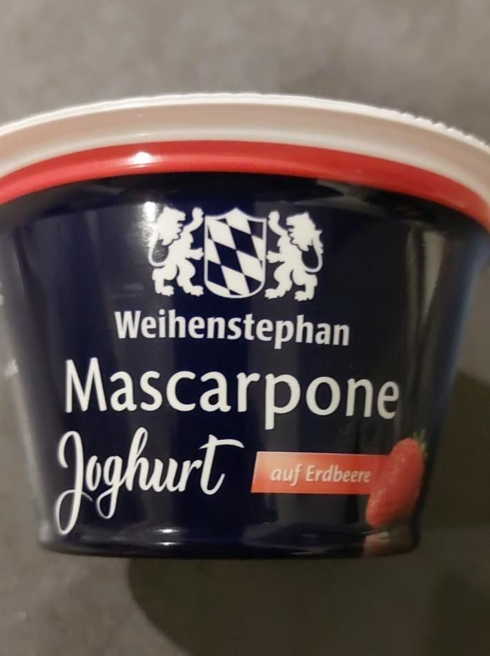 Fotografie - Mascarpone joghurt Erdbeere Weihenstephan