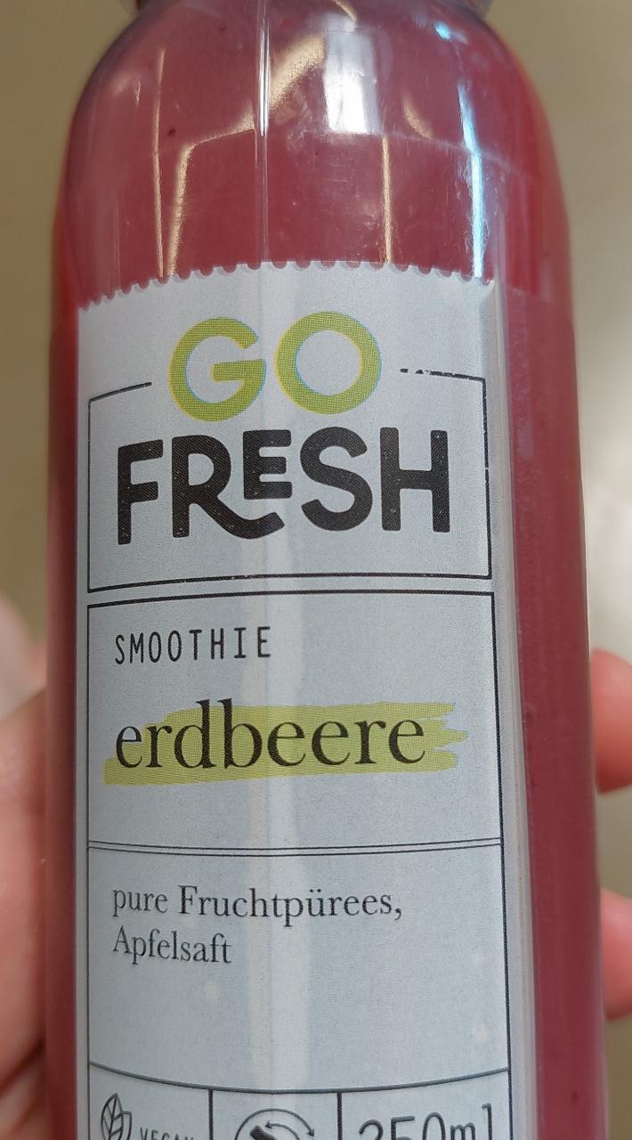 Fotografie - Smoothie Erdbeere Go Fresh