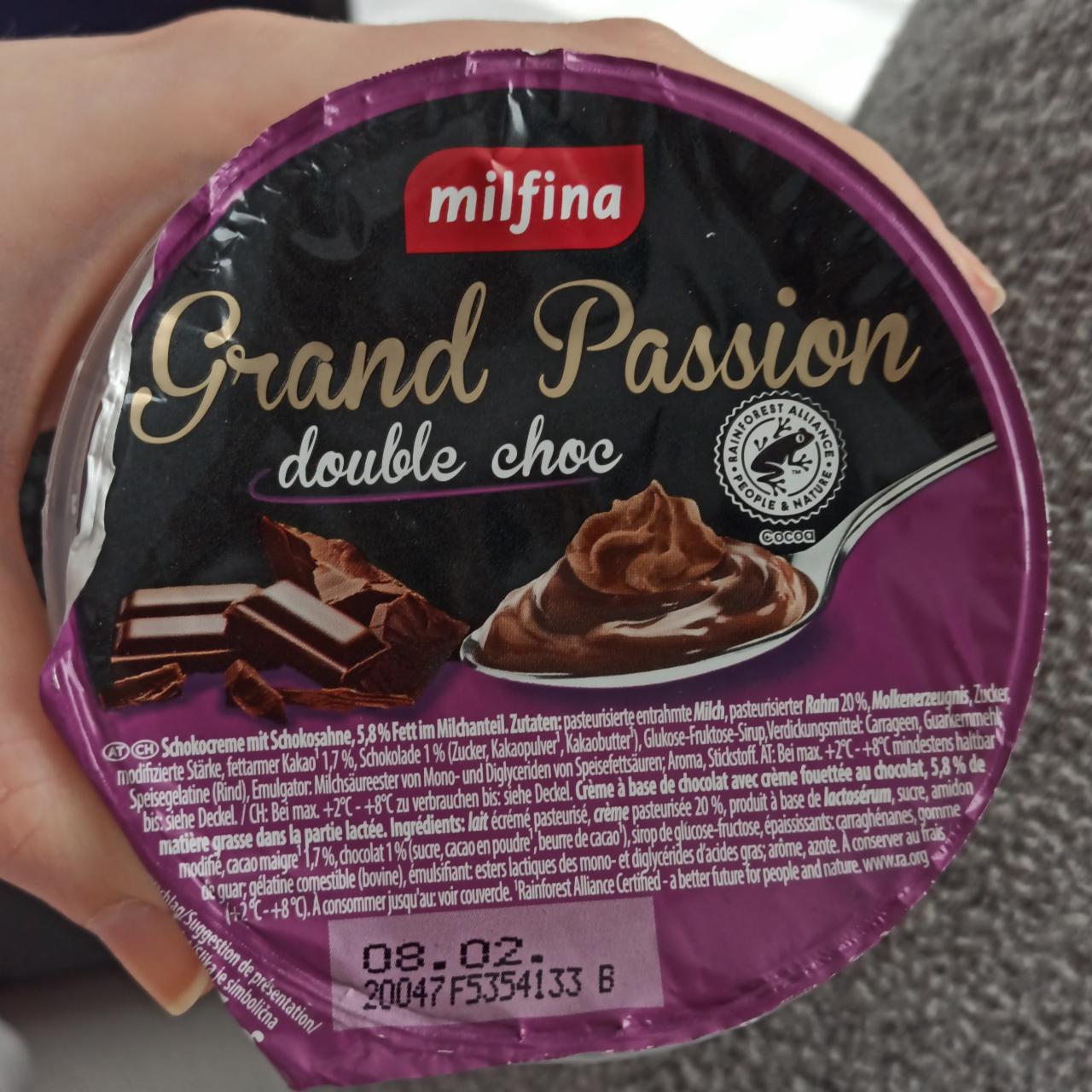 Fotografie - Grand Passion double choc Milfina