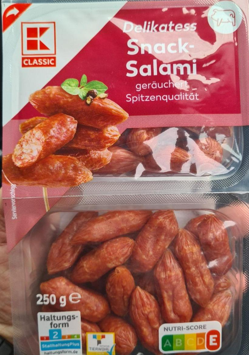 Fotografie - Delikatess Snack-Salami K-Classic