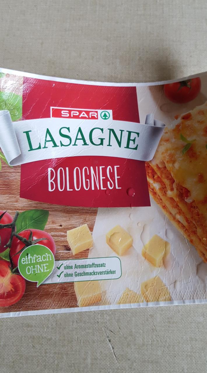 Fotografie - Spar Lasabne Bolognese