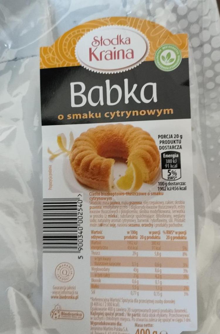 Fotografie - babka o smaku cytrynowom Sladka Kraina