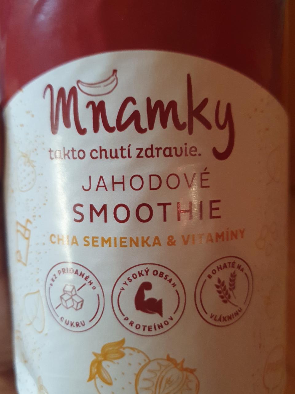 Fotografie - Mnamky jahodové smoothie