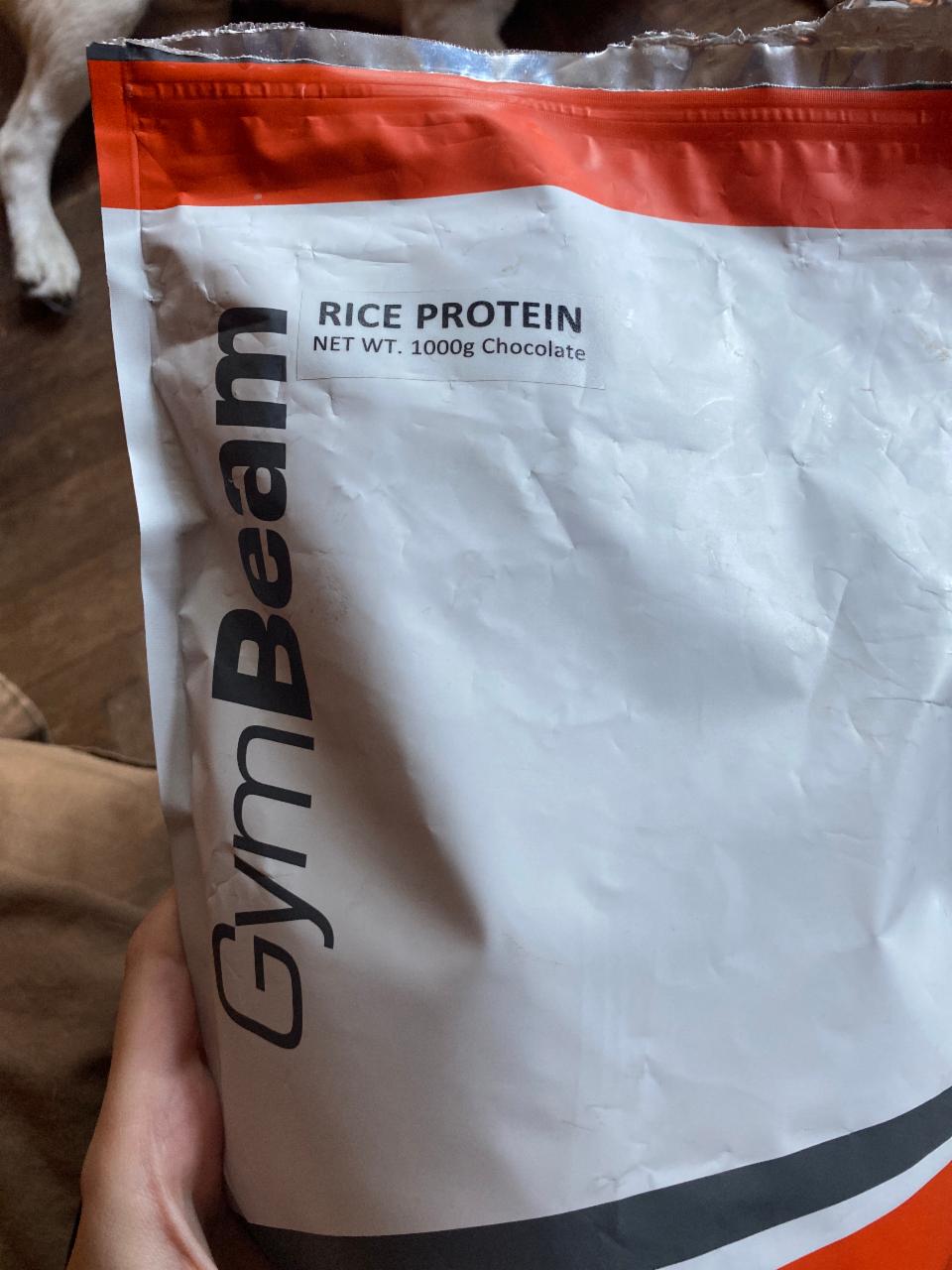 Fotografie - Rice protein chocolate - Gym beam