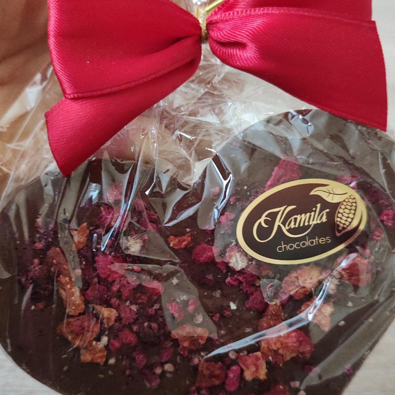 Fotografie - Srdce z mliečnej čokolády s ovocím Kamila CHocolates