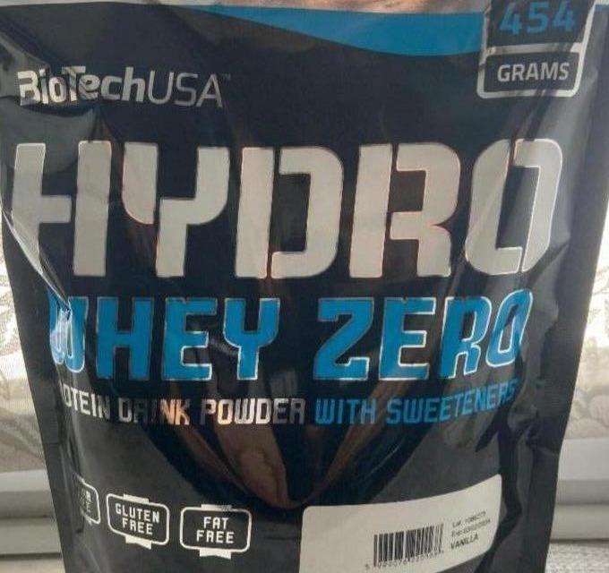 Fotografie - Hydro Whey Protein Zero Vanilla BioTechUSA