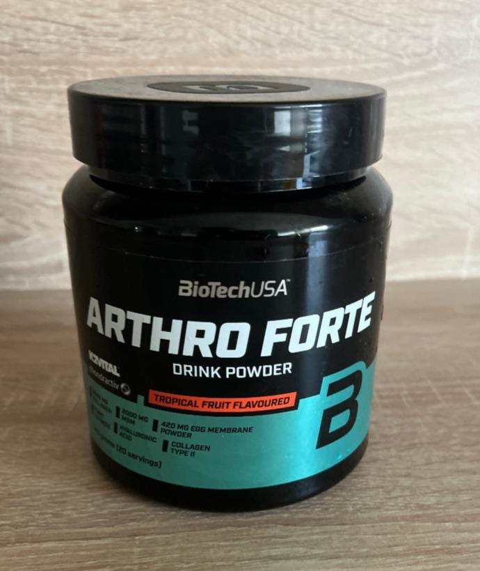 Fotografie - Arthro Forte Drink Powder Tropical Fruit flavoured BioTechUSA