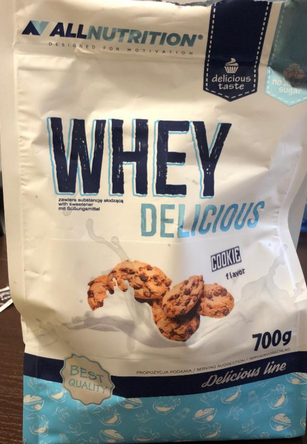 Fotografie - Whey Delicious Protein cookie All Nutrition