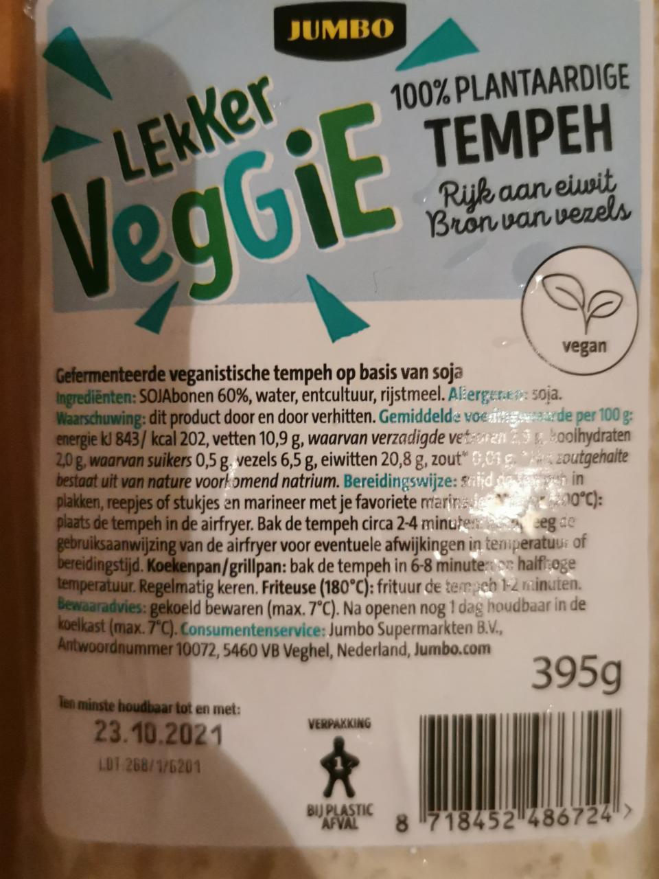 Fotografie - TEMPEH JUMBO