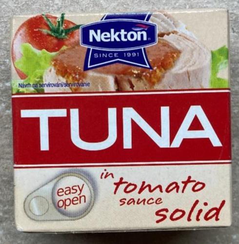 Fotografie - Tuna in tomato sauce solid Nekton