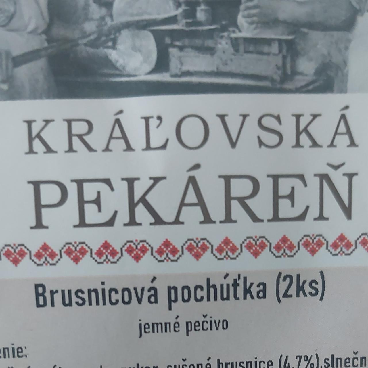 Fotografie - Brusnicová pochúťka Kráľovská pekáreň