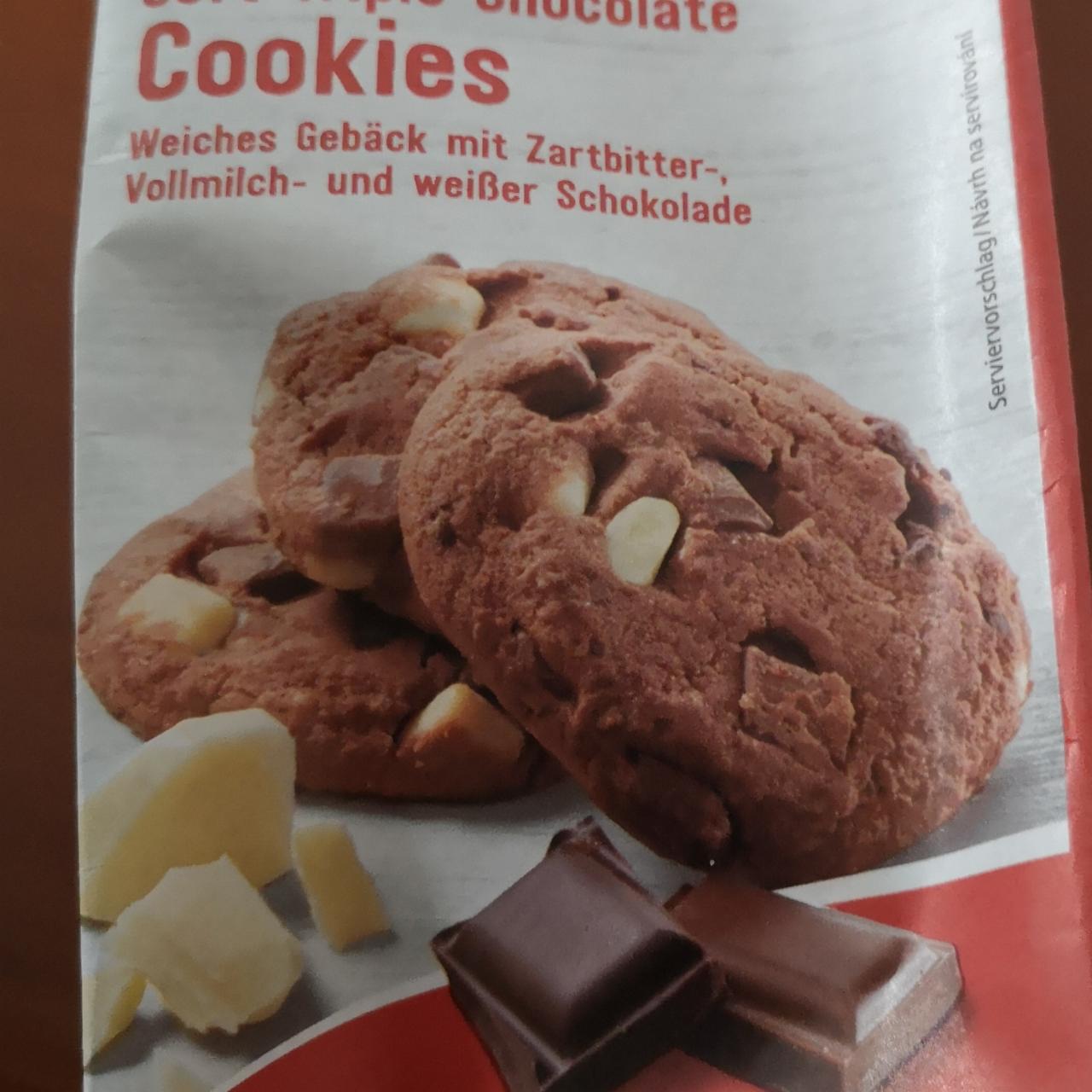 Fotografie - Soft Triple Chocolate Cookies Jeden Tag