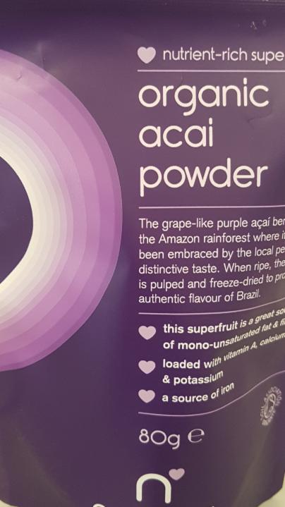 Fotografie - organic acai powder