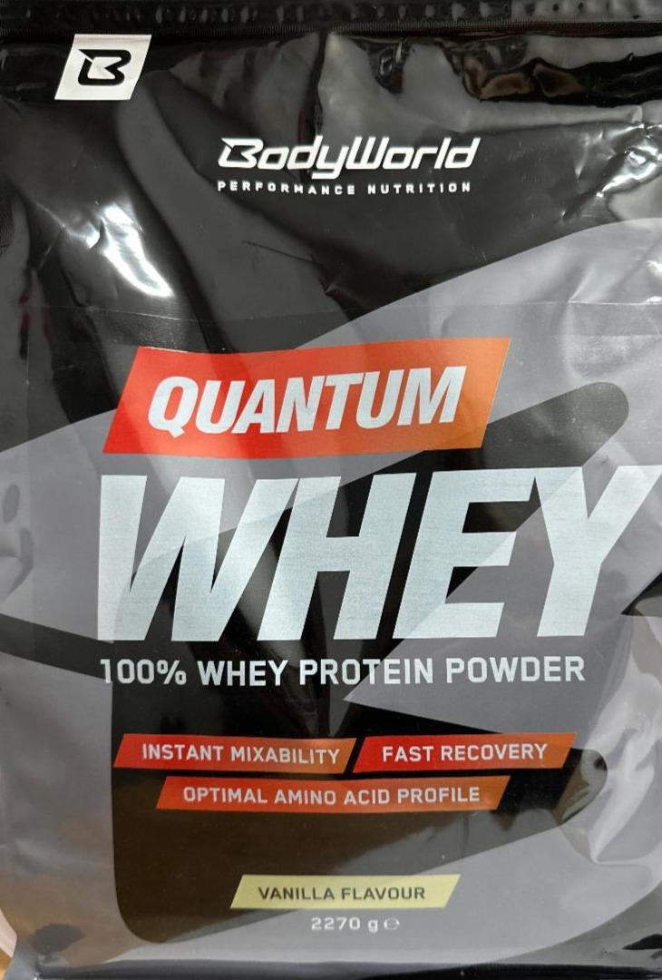 Fotografie - Quantum Whey Protein powder Vanilla BodyWorld