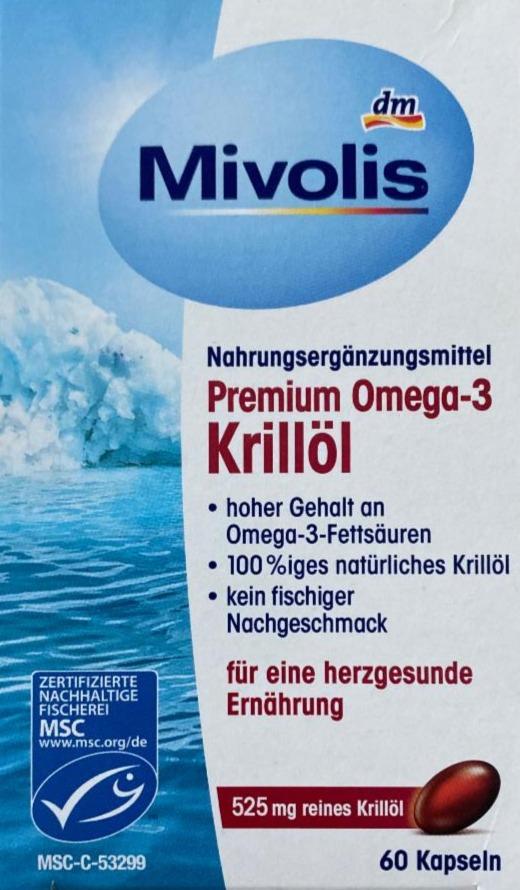Fotografie - Premium omega-3 Krillöll Mivolis