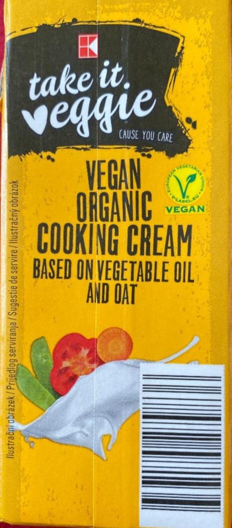 Fotografie - take it veggie cooking cream vegetable oil&oat