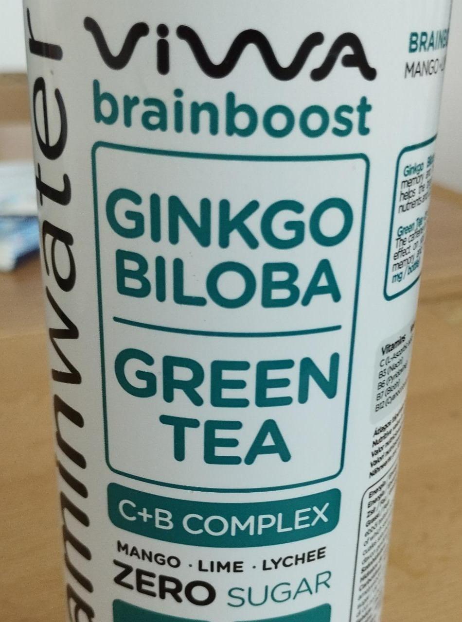 Fotografie - Vitaminwater Ginkgo Biloba Green Tea Viwa brainboost
