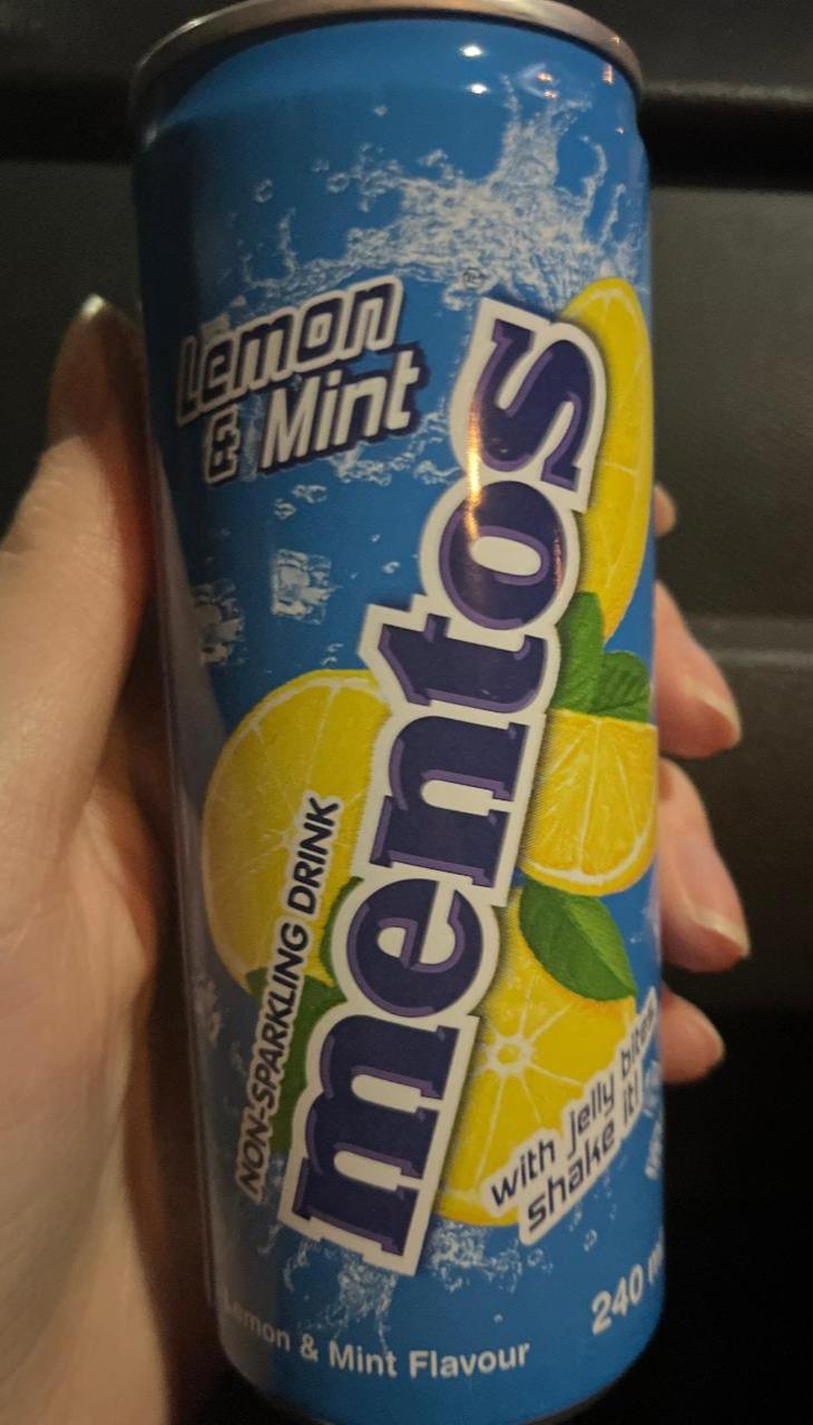 Fotografie - Mentos Non-Sparkling Drink Lemon & Mint