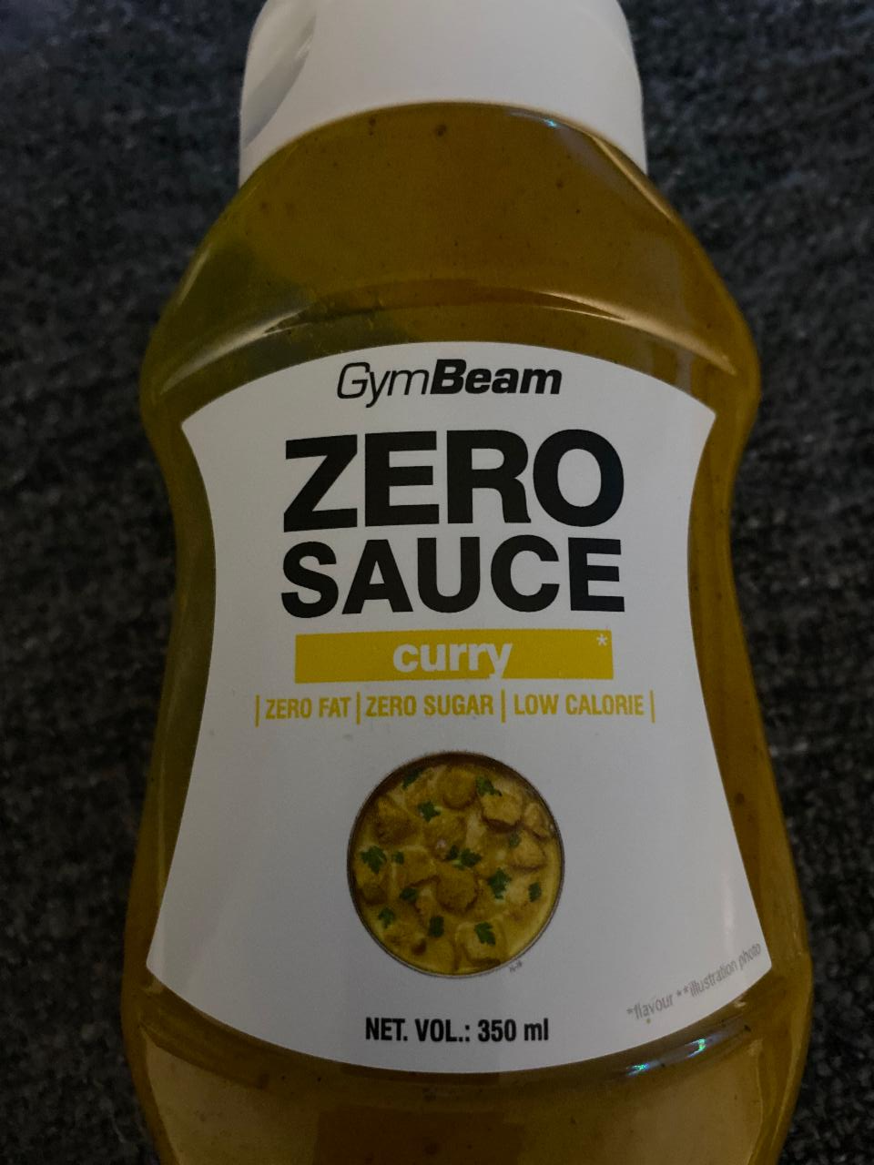 Fotografie - Gymbeam zero curry sauce
