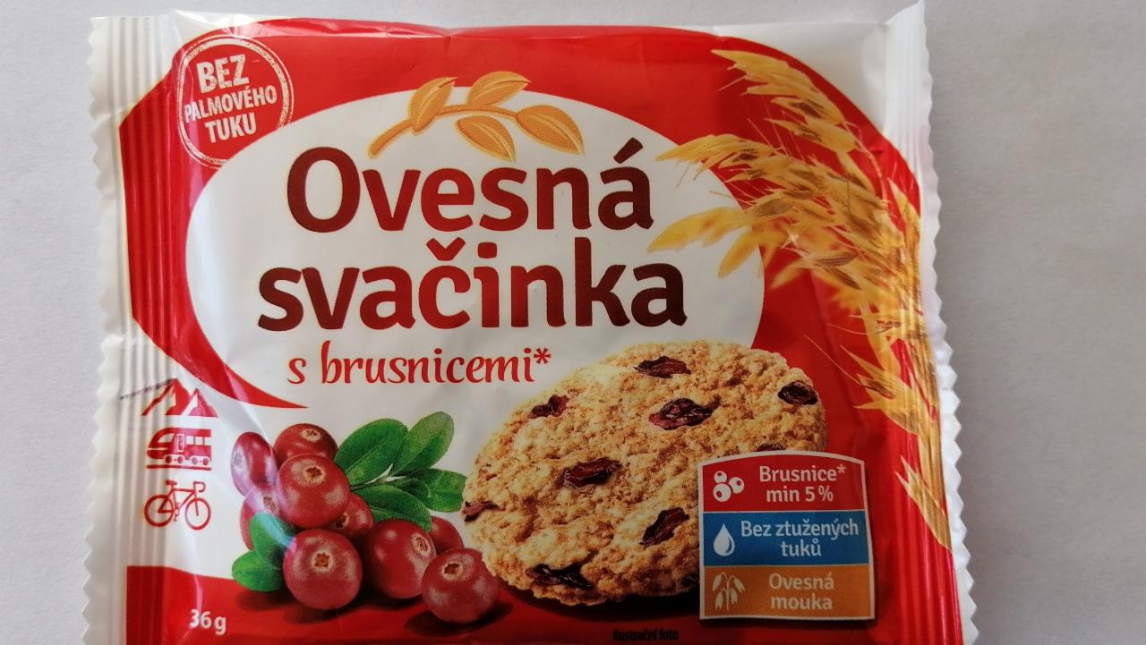 Fotografie - Ovesná svačinka s brusnicemi Fammilky