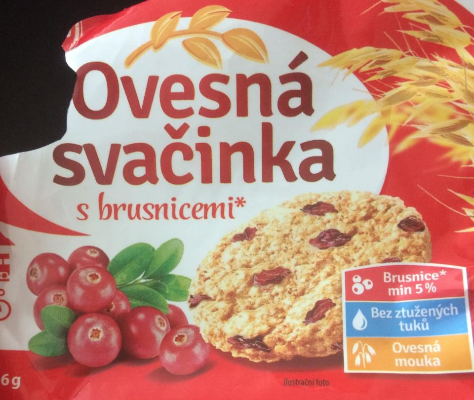 Fotografie - Ovesná svačinka s brusnicemi Fammilky