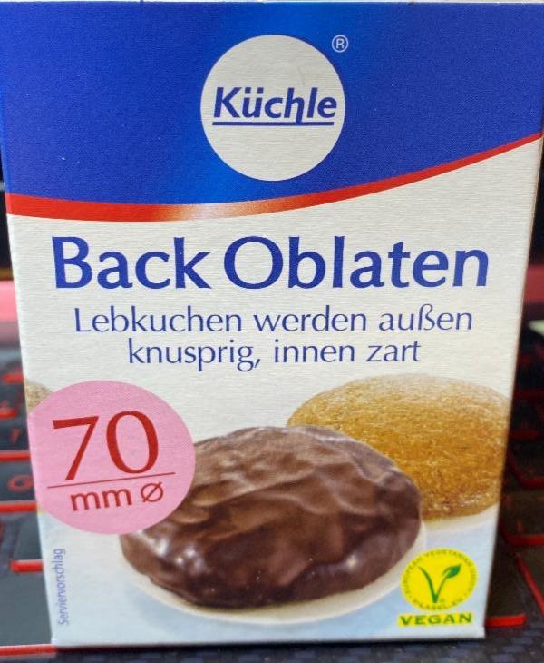 Fotografie - Back Oblaten oplatky na pečenie