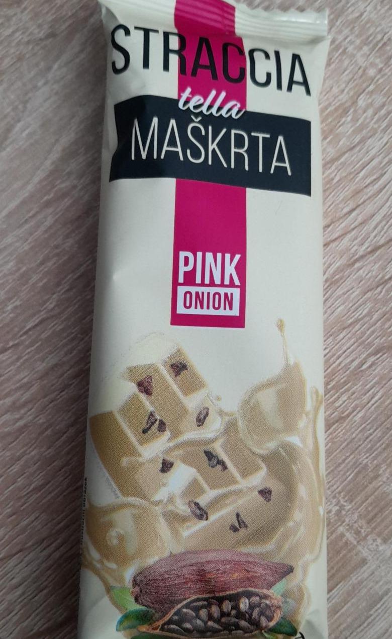 Fotografie - Stracciatella Maškrta Pink onion