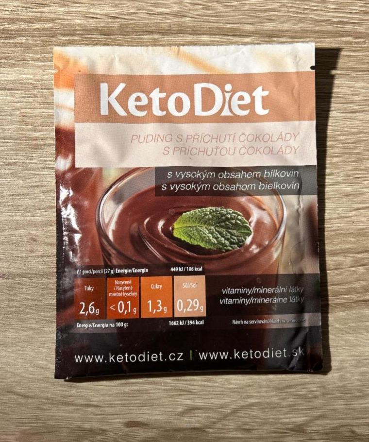 Fotografie - Puding s príchuťou čokolády KetoDiet