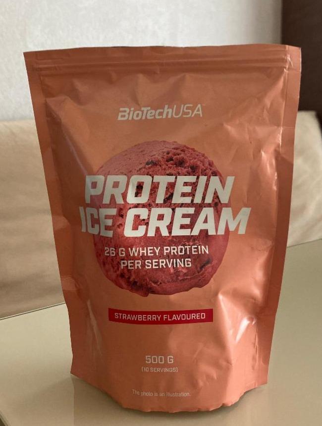 Fotografie - Protein Ice Cream Jahoda BioTechUSA