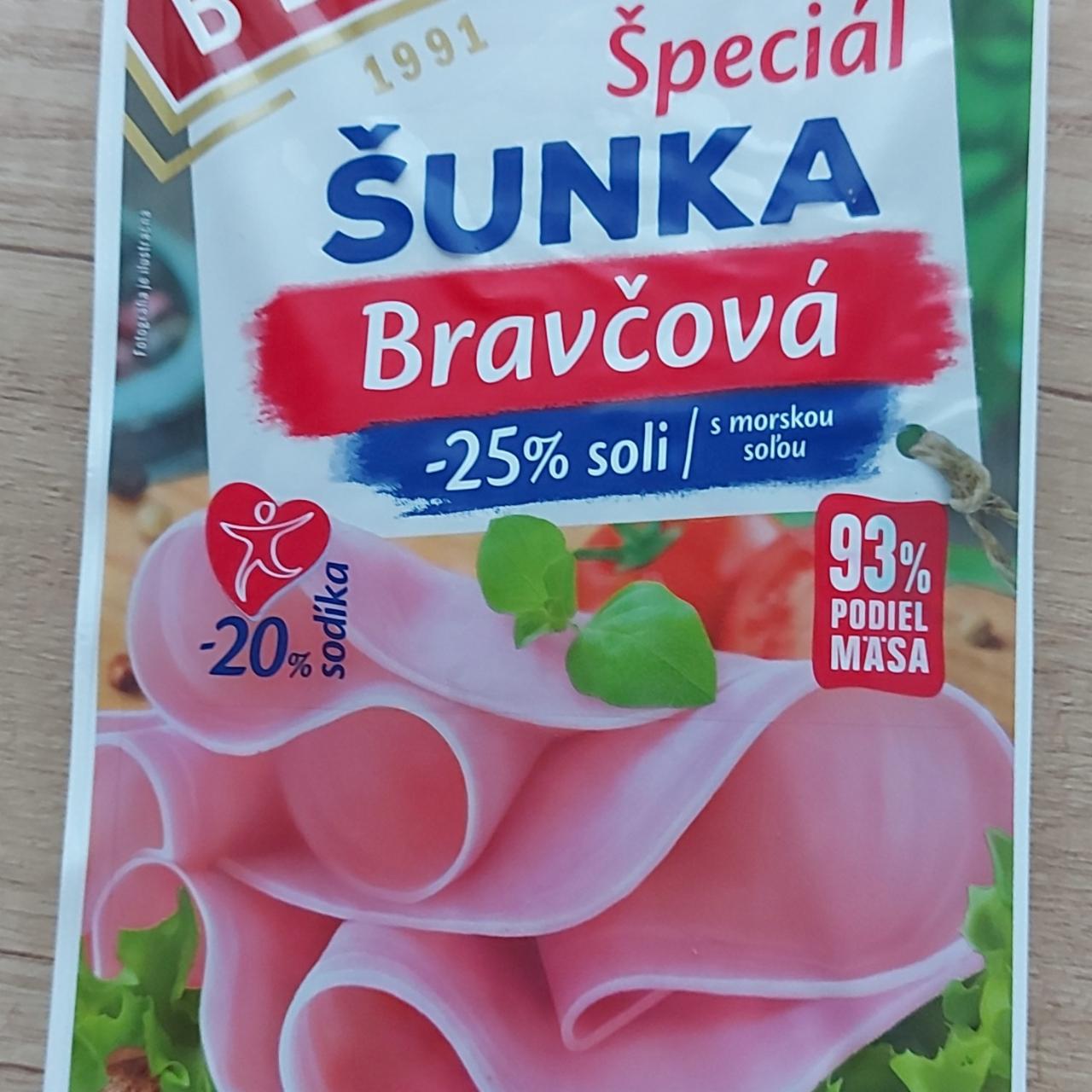 Fotografie - Berto šunka bravčová -25% soli/s morskou soľou